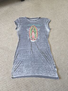 Ed Hardy Mary distressed dress